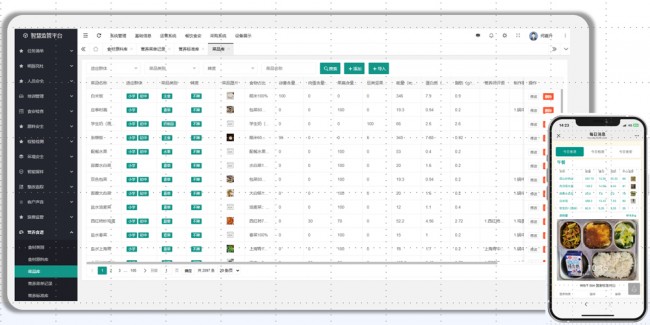 智慧食堂營養(yǎng)管理